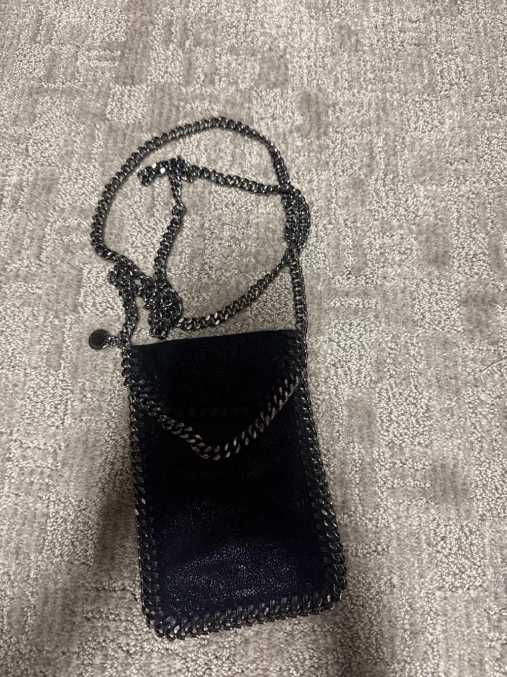 Stella McCartney Black Chain Crossbody Bag
